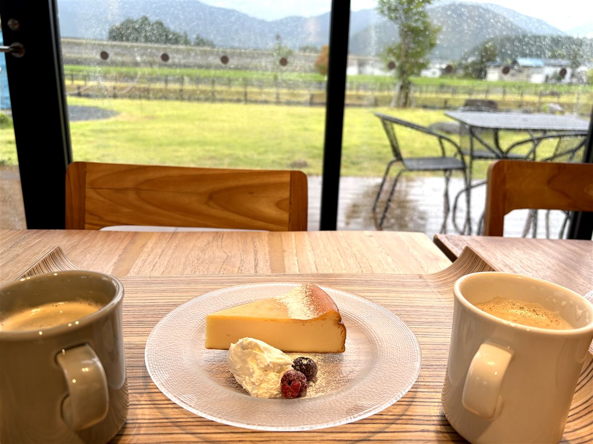 道の駅荒島の郷 モンベルカフェのスイーツ