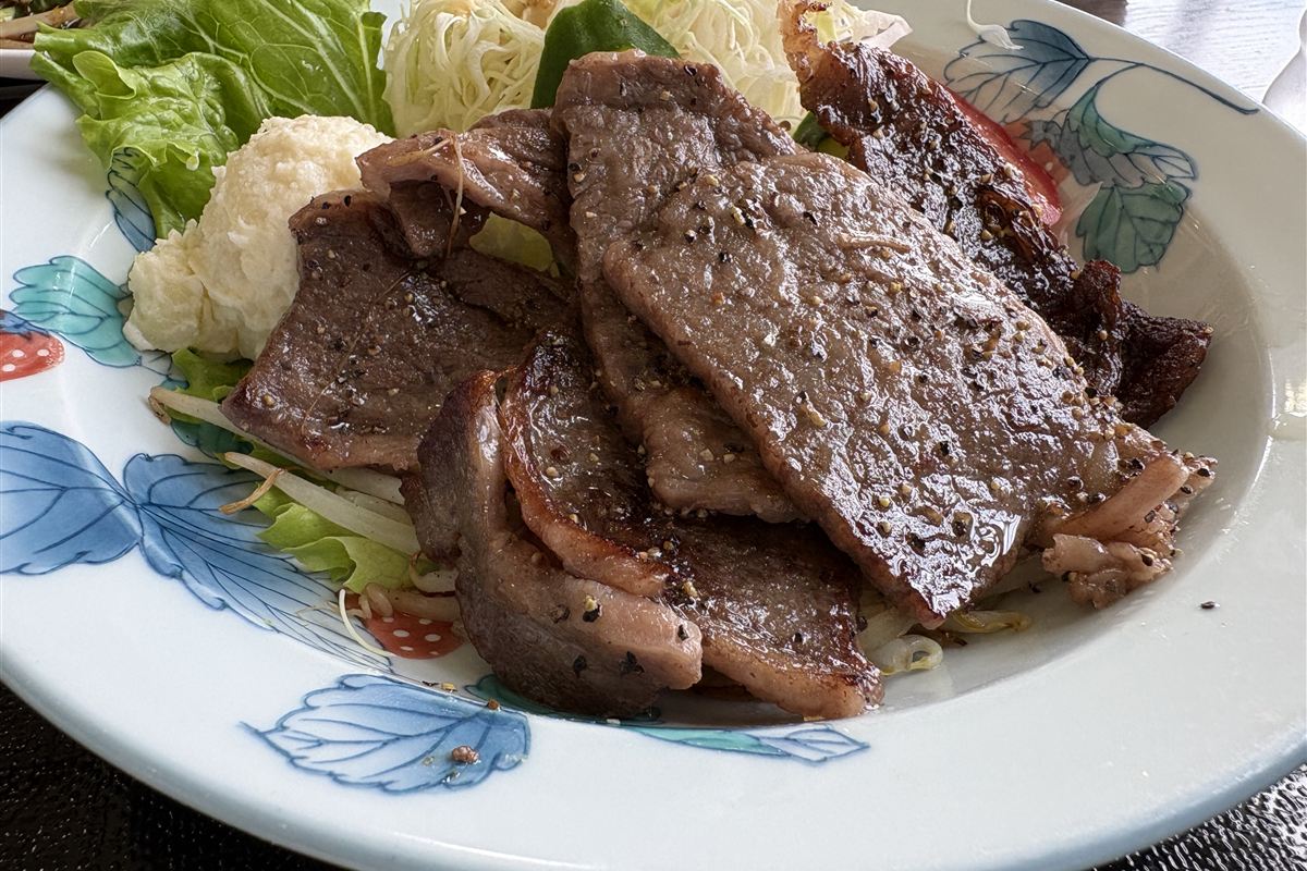 道の駅 童話の里くすの豊後牛焼肉定食