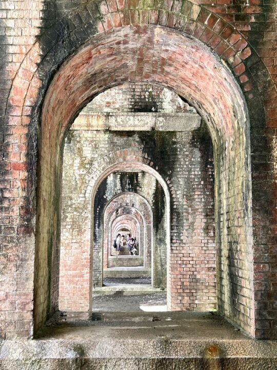 南禅寺の水路閣のレンガアーチ