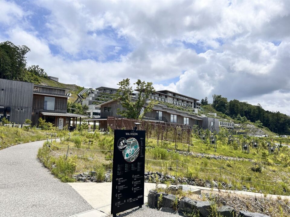 三重県多気町の商業リゾートVISONの町並み