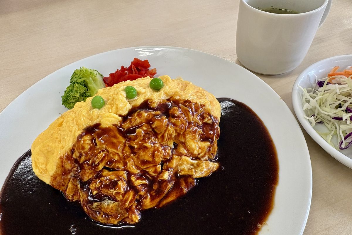 呉ハイカラ食堂の戦艦大和のオムライス